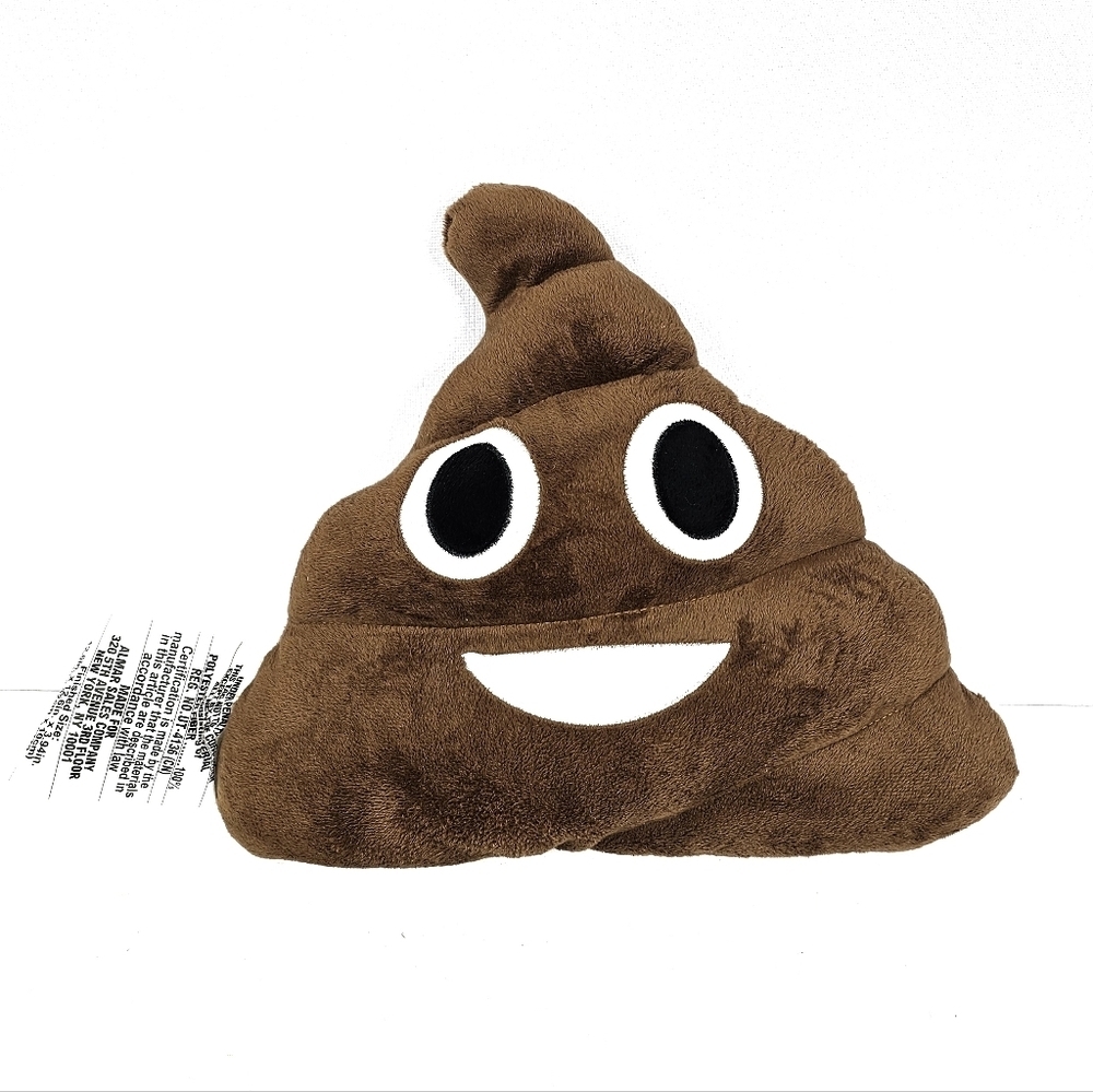 Poop Emoji Plush Pillow